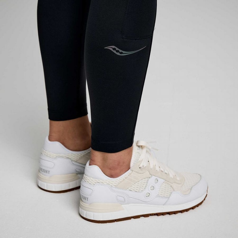 Women's Saucony Triumph Tight Black | UAE S19328-L87