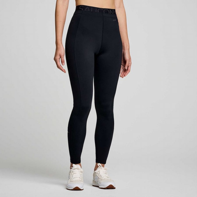 Women\'s Saucony Triumph Tight Black | UAE S19328-L87