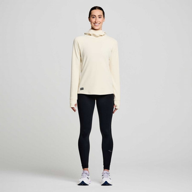 Women's Saucony Triumph Tunic Hoodie Beige | UAE S37491-Y12