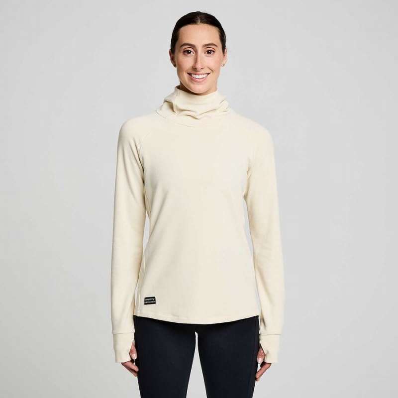 Women\'s Saucony Triumph Tunic Hoodie Beige | UAE S37491-Y12