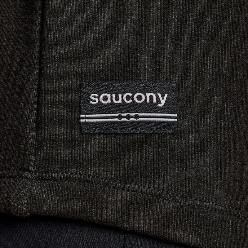 Women's Saucony Triumph Tunic Hoodie Black | UAE S18640-U93