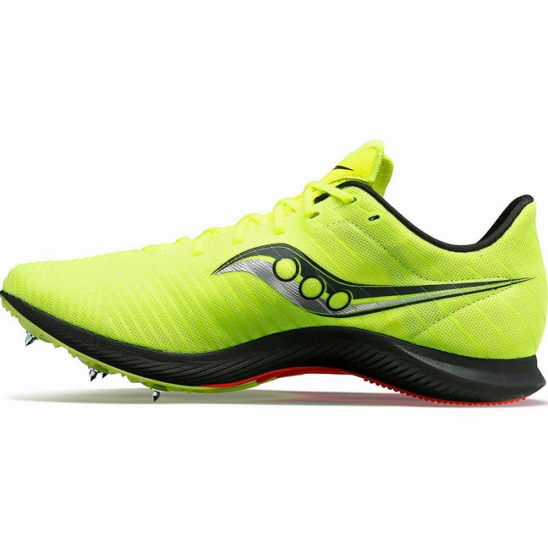 Women's Saucony Velocity MP Track Spikes Yellow / Black | UAE S97480-T74