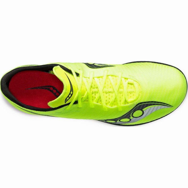 Women's Saucony Velocity MP Track Spikes Yellow / Black | UAE S97480-T74