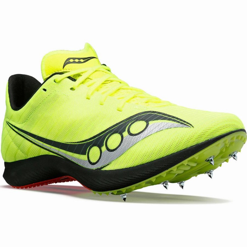 Women's Saucony Velocity MP Track Spikes Yellow / Black | UAE S97480-T74