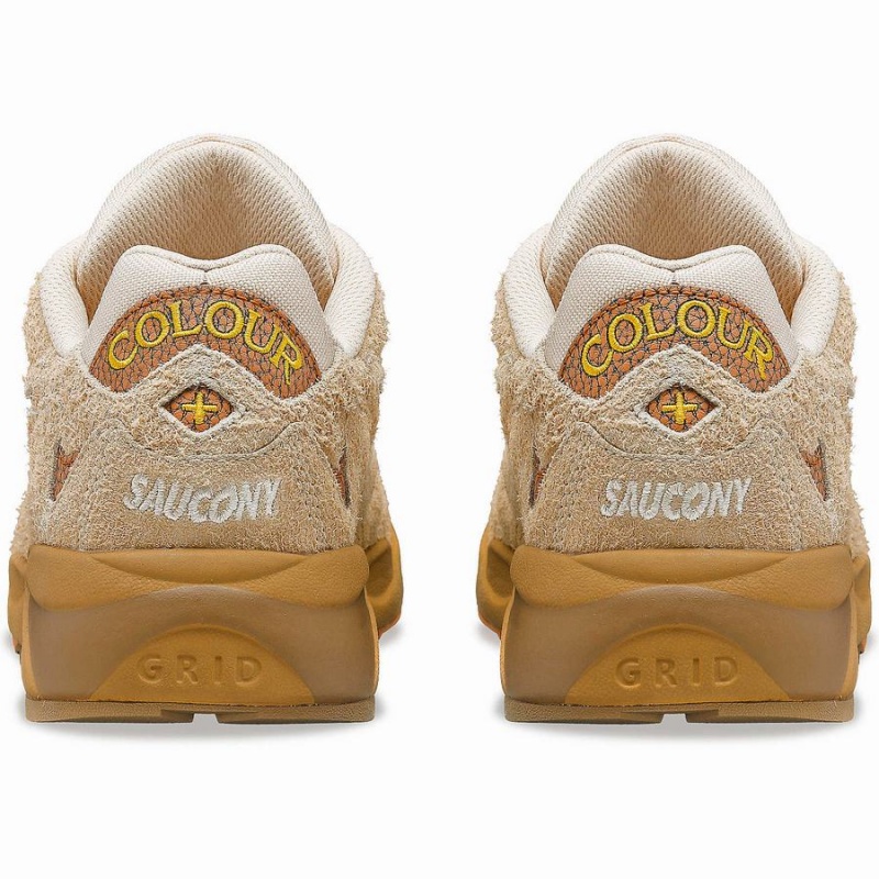 Women's Saucony x Colour Plus Grid Shadow 2 Sneakers Brown | UAE S46958-A24